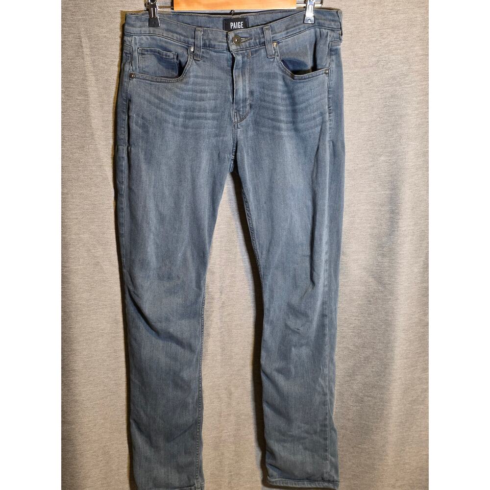 Paige Jeans Men’s 32 (32x30) Federal Jeans Slim Stretch Dark Denim